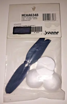 Hcaa6348 Flyzone Fly Zone Rc Propeller And Spinner Cone Micro Albatross Rtf