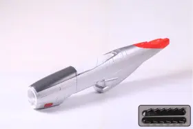 Su101-red Fms Su101rt 1400mm P-51d V7 Tail Fuselage