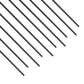 400mm-10pc Focmkeas 1.5mm 10pcs Carbon Fiber Rod X 400mm Solid Matte Round Bar Pole For