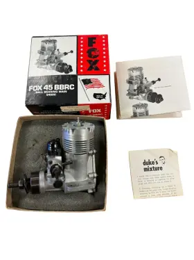 24600 Fox 45 Bbrc Rc Aircraft Motor Engine Mkx 1980 Model