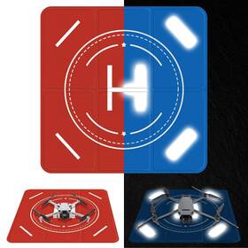 Fpvtosky Fp-m5-tjp2-2025 Nighttime Reflective Drone Landing Pad Fast-fold 20 In Blue Red