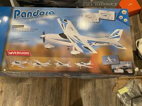 Freewing F4301 Red Pandora Rc Airplane New But Wheel Skirts Have Been Painted