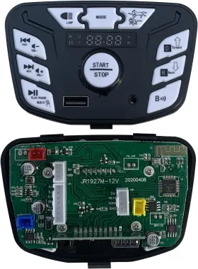 Jr1927m-12v Fulihuapow Childrens Electric Vehicle Central Control With Music Playback Po