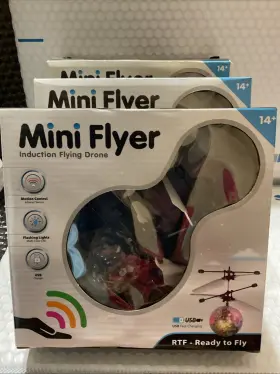 Fun Factory 840124140479 3x Mini Flyer Induction Flying Drone Fun Factory 840124140479 3x Mini Flyer Induction Flying Drone