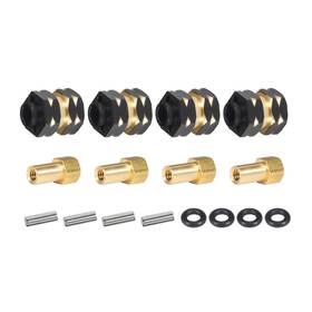 G.t.r Rc Ca8228 Brass Extended Hex Wheel Hubs For 1/24 Crawler Car Axial Ax24 Scx24 900