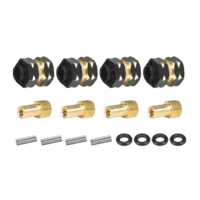 Ca8228 G.t.r Rc Brass Extended Hex Wheel Hubs For 1/24 Crawler Car Axial Ax24 Scx24 900