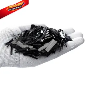 Gdx-ccf-001 Gdx Chopped Carbon Fiber 1 Inch Forged Flakes Kit High Black