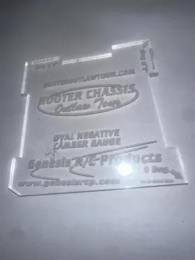 Grc410 Genesis R/c Products Oval Negative Camber Gauge - Hooter Chassis Outlaw T