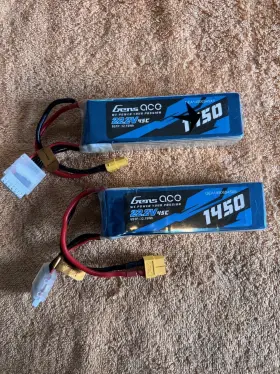 Gea14506s45x6 Gens Ace Rc Helicopter Lipo Battery - 6s 22.2v 45c 1450mha