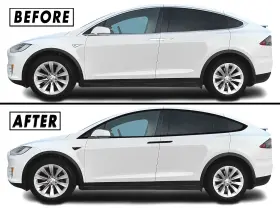 Tmx1619suvcdts Gg Wraps Chrome Delete Blackout Overlay For 201621 Tesla Model X Window Trim Co G1n