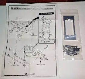 Gs01 Gmade Servo Mount Plate For Komodo 4x4 1/10 Electric Trail Truck