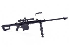 Goatguns 850009957139 Miniature 1/4 Scale Die-cast Barrett 82a1 .50 Cal Model Kit Black