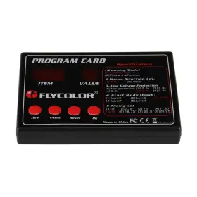 Goolsky 708311786001 Flycolor Programing Card For Rc Boats Esc Electronic Speed Controller