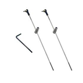 Gracilaria Iw2pqt2d 2pcs Rc Boat Push 150mm Pushrod 19mm Tie Rod End Ball Joint Metallic