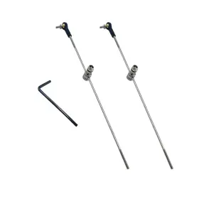 Iw2pqt2d Gracilaria 2pcs Rc Boat Push 150mm Pushrod 19mm Tie Rod End Ball Joint Metallic