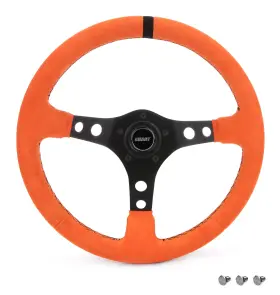 8519 Grant Ultrasuede Steering Wheel Race Orange