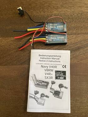 Graupner 2875 Gm Racing Navy V 40 R Brushed Speed Controller 60a For Model Boats