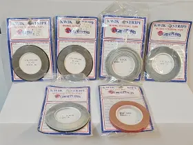 Gpmq1530 Great Planes Kwik Stripe Lot Of 6 Assortment Gpmq1530 Great Planes Kwik Stripe Lot Of 6 Assortment