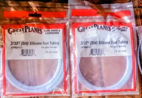 Gpmq4131 Great Planes 3/32 Inch Silicone Fuel Tubing Standard 3ft Filter New Lot Of 2