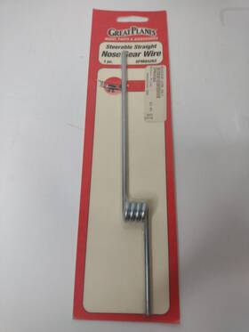 Great Planes Gpmq4261 Steerable Straight Nose Gear Set Gpmq4262