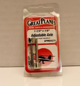 Gpmq4279 Great Planes Bolt-on Axle 1-1/4 Inch X 1/8