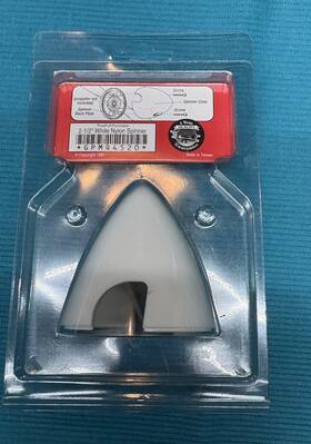 Great Planes Gpmq4520 2-1/2 Inch 64mm White Nylon Spinner For Rc Airplanes - Gpmq4520-nos