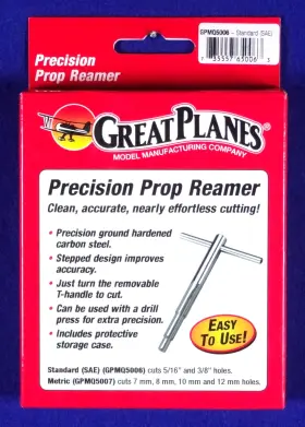 Gpmq5006 Great Planes Standard Sae Precision Prop Reamer Part #