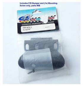 Gs Racing Gsc-st013 Vintage Rc Car Bumper Storm Or Sut Truck Old Stock 1/8 Buggy
