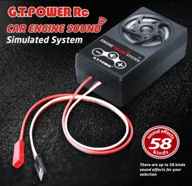 Gt Powerrc 737830179919 All-in-one Car Engine Sound Simulated System 58 Kinds Fit 1/10