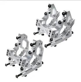 Xl028 Gtb Xl027/xl028 Metal Front And Rear Center Diff Brace Sets For Losi Dbxl Dbxl-e V1.0 Mtxl
