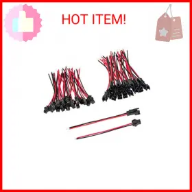 Gtiwung 716852649587 22 Awg Jst Sm 2 Pin Plug Male And Female Connector Adapter With 135 Mm Electrica