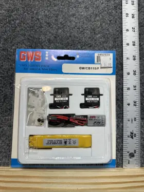 Gws-2025 Gws 605482229866 - Flight Pack For Indoor And Slow Flyers Gw/cb115/f Gws2025