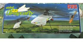Gws 842142007307 Fly Mini Dragonfly White R/c Helicopter Without Remote - In Box