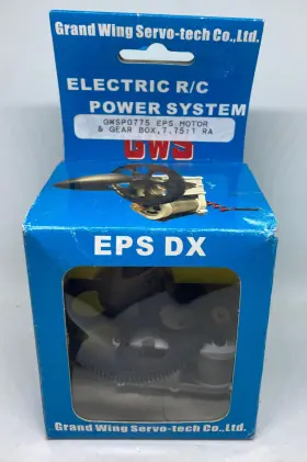 Dwsp0775 Gws Gwsp0775 Eps Motor And Gear Box 7.75 1 Ra Dx370 Vintage Rc Radio Control Part