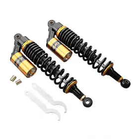 45yf012 Gzyf Pair 375mm Motorcycle Atv Shock Absorbers Universal For Honda Suzuki
