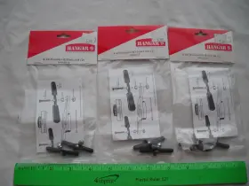 Han3619 Hangar 9 Lot Of 3 4-40 Double Hd Ball Link 2 Rc R/c Plane Airplane