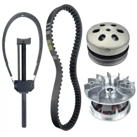 Hq-b0-40 Hanqimoto Clutch Assembly And Variator With 743 Belt Flywheel Holder Wrench Fo