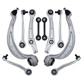 Scak28011210-m14-hb Hawk Brother 10 Pcs Front Upper Lower Control Arms Sway Bar Link Suspension Kit Replacemen