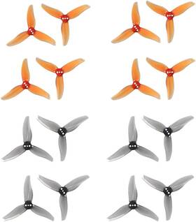 Heelaoorc 445039597511 8pairs Gemfan Hurricane 2520 2.5x2x3 3-blade Pc Propeller 1.5mm For Fpv Freestyl