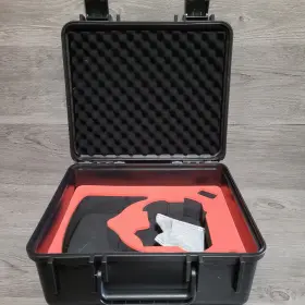 Heiyrc 744759293077 Waterproof Hard Case Storage Organizer Only Black