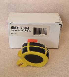 Helimax Hmxe7364 Heli Max Yellow Canopy For Axe Cxn Rc Heli-max Helicopter Nos