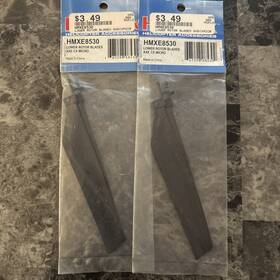 Helimax Hmxe8530 Heli Max Lower Rotor Blades Axe Cx Micro Rc Helicopter Lot Of 2