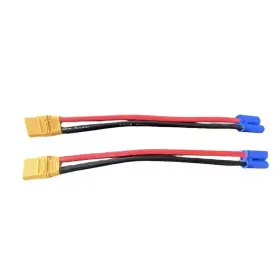 Xt90 Hengfuntong-elec 609516952232 Ec5 Ec 5 Ec-5 Plug Male Charging Cable Leads 10awg 20cm With Cap Female Xt90 Hengfuntong-elec 609516952232 Ec5 Ec 5 Ec-5 Plug Male Charging Cable Leads 10awg 20cm With Cap Female