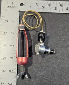 Herkimer 520410021503 Ok Co2 Model Single Cylinder Airplane Motor W Compression Screw-tubing