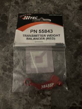 Hi-tec 55843 B1 Hitec Pn Transmitter Weight Balancer Red