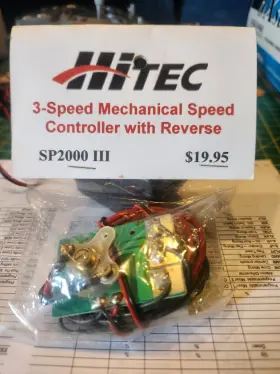 Sp2000 Hi-tec New Vtg Hitec 3 Speed Mechanical Controller With Reverse Rc Balsa Car Plane