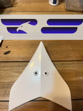 0402-712 Hirobo Shuttle Inch R/c Heli Rg Tail Stabilizer Fin Set # 0402-712 Hirobo Shuttle Inch R/c Heli Rg Tail Stabilizer Fin Set #
