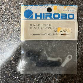 Hirobo Limited 0402-038 Inch Shuttle Tail Pitch Plate Set Ji-38 Part #