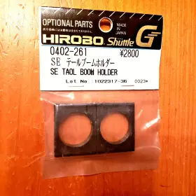 0402-261 Hirobo Limited Inch Shuttle Se Tail Boom Holder Rg Or Servo Mount Part #