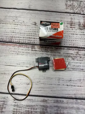 Hrc32125s Hitec Latest Hs-125mg Slim Metal Gear Wing Servo U Hs125mg/hs125/125mg/125